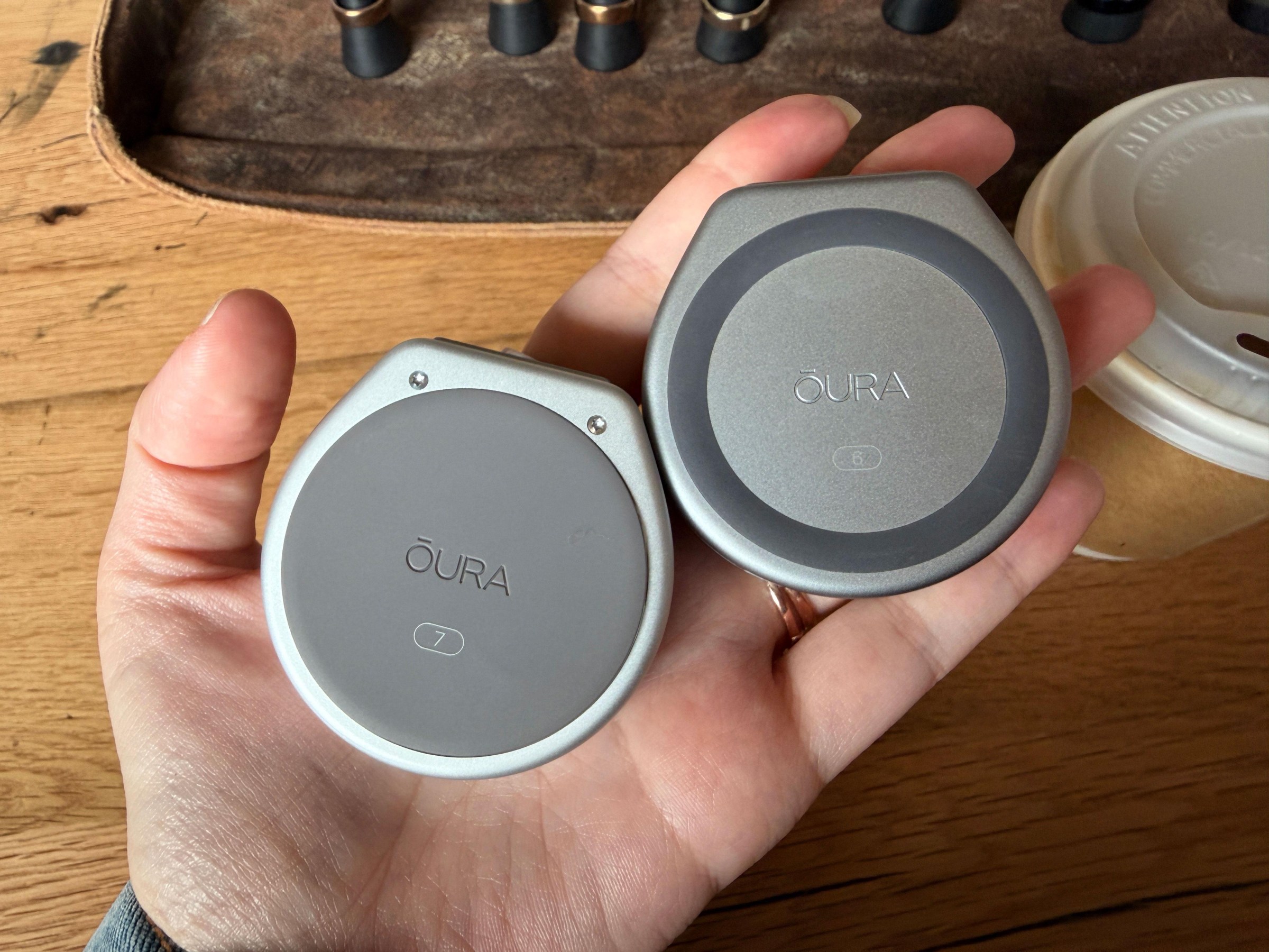 The $99 charging case (sold separately) is getting a minor upgrade. The new one (left) now supports wireless chargers.