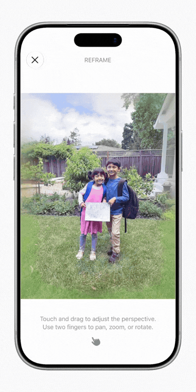Apple’s Spatial Reframing feature.
