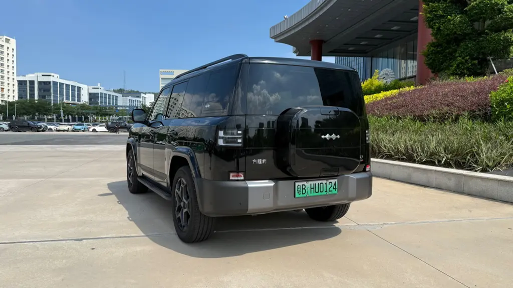 BYD Ti7 test drive static rear