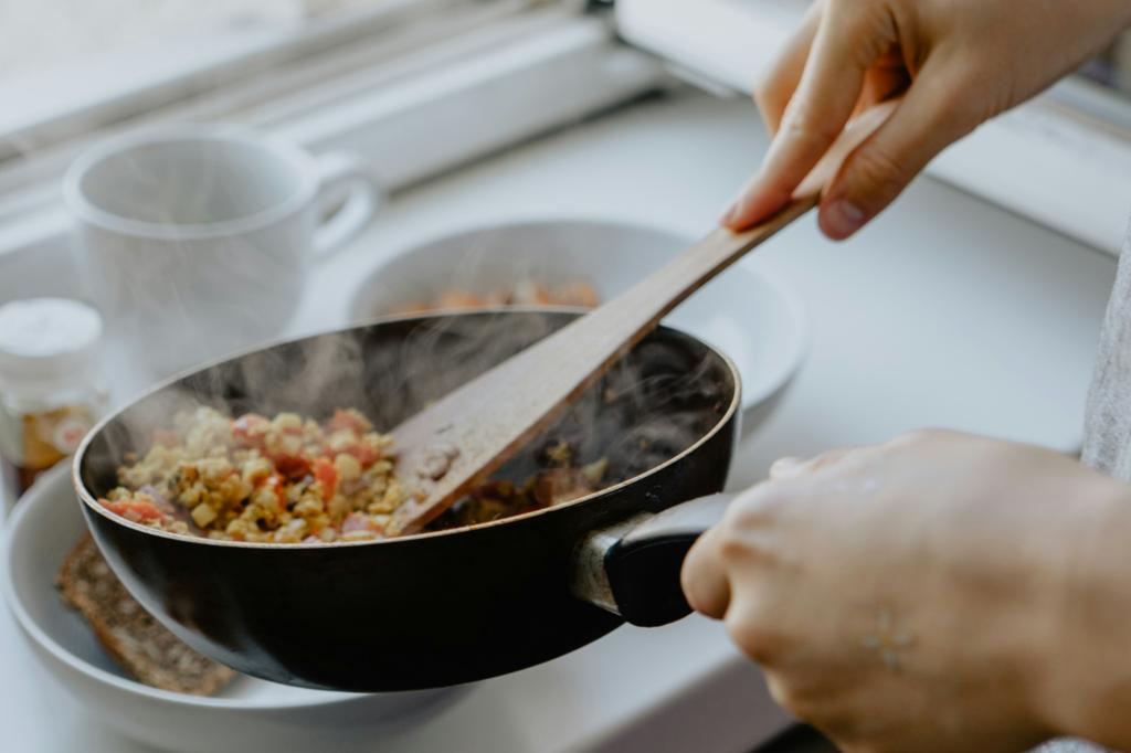 Cooking healthy food