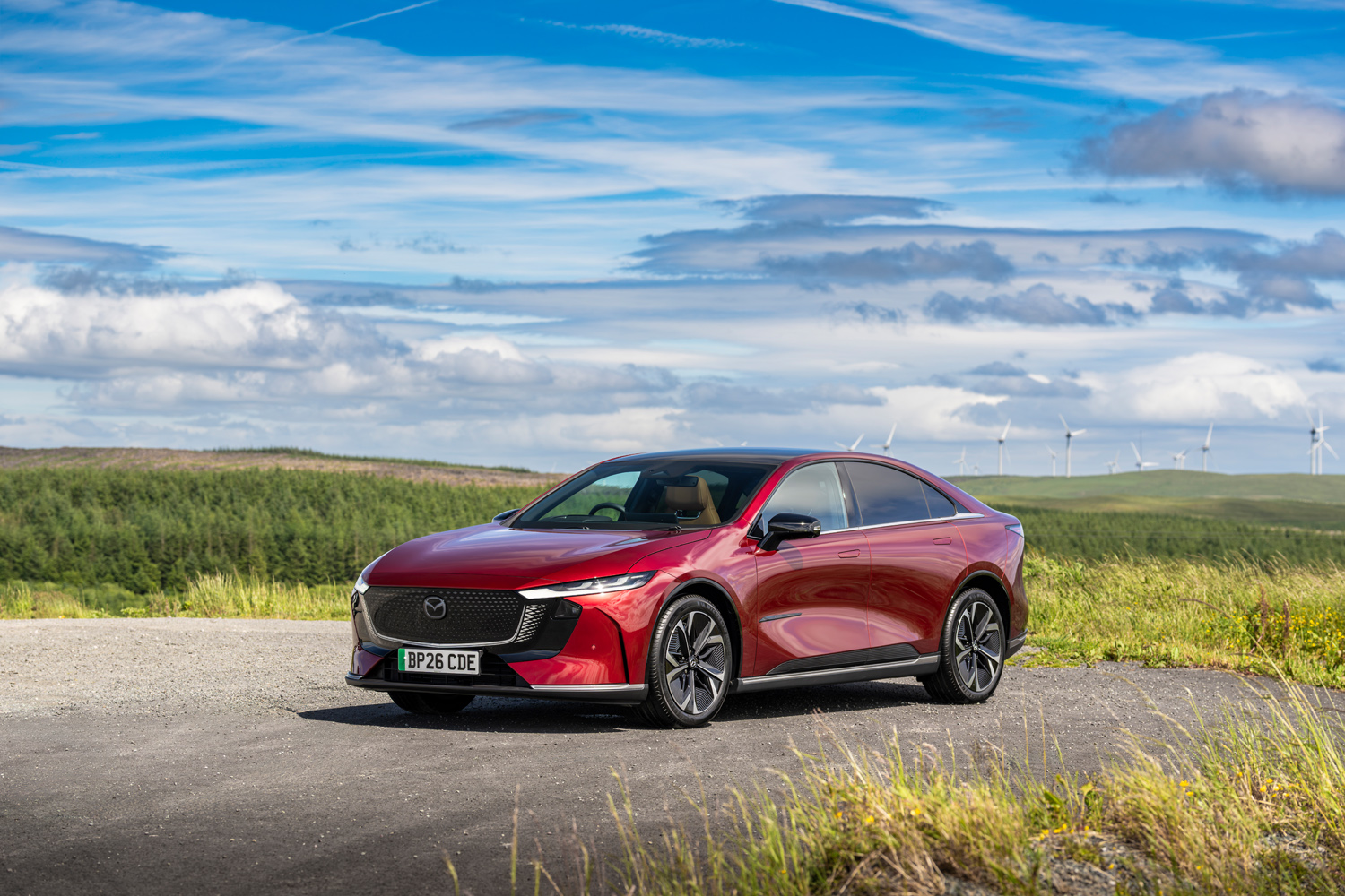 Mazda 6e drive 2026 static front