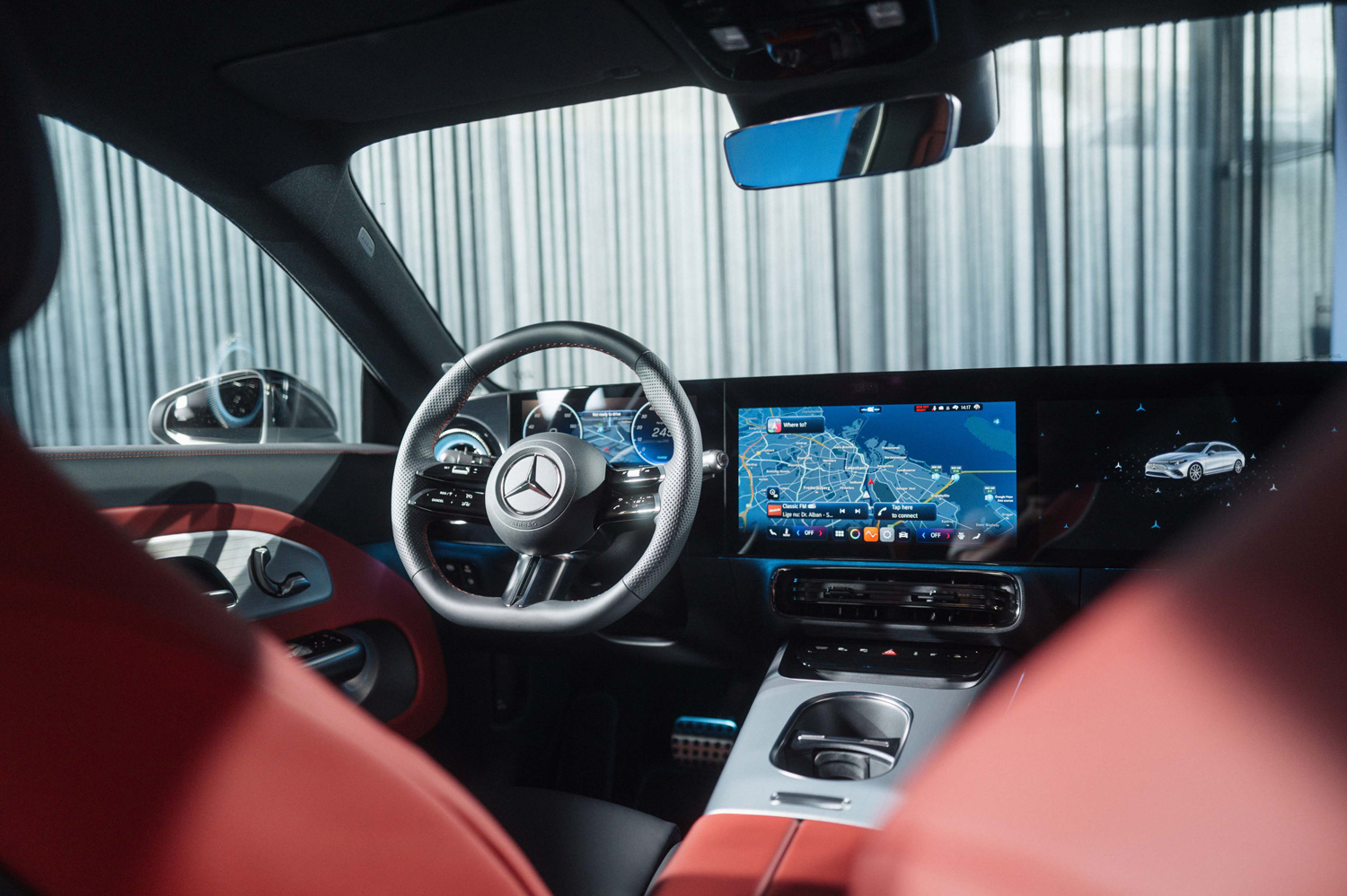 Mercedes-Benz CLA Shooting Brake EV dashboard