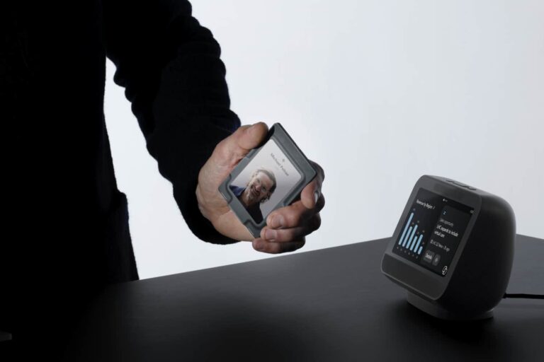 Microsoft shows off Project Solara smart badge and smart display concepts as AI-first hardware