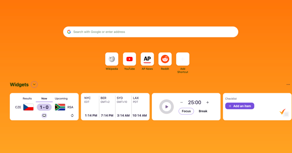 Firefox’s new home page widgets are helping me focus