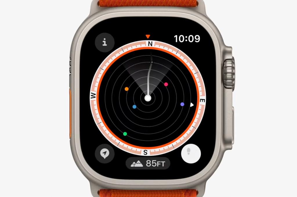 Apple WatchOS 10 compass