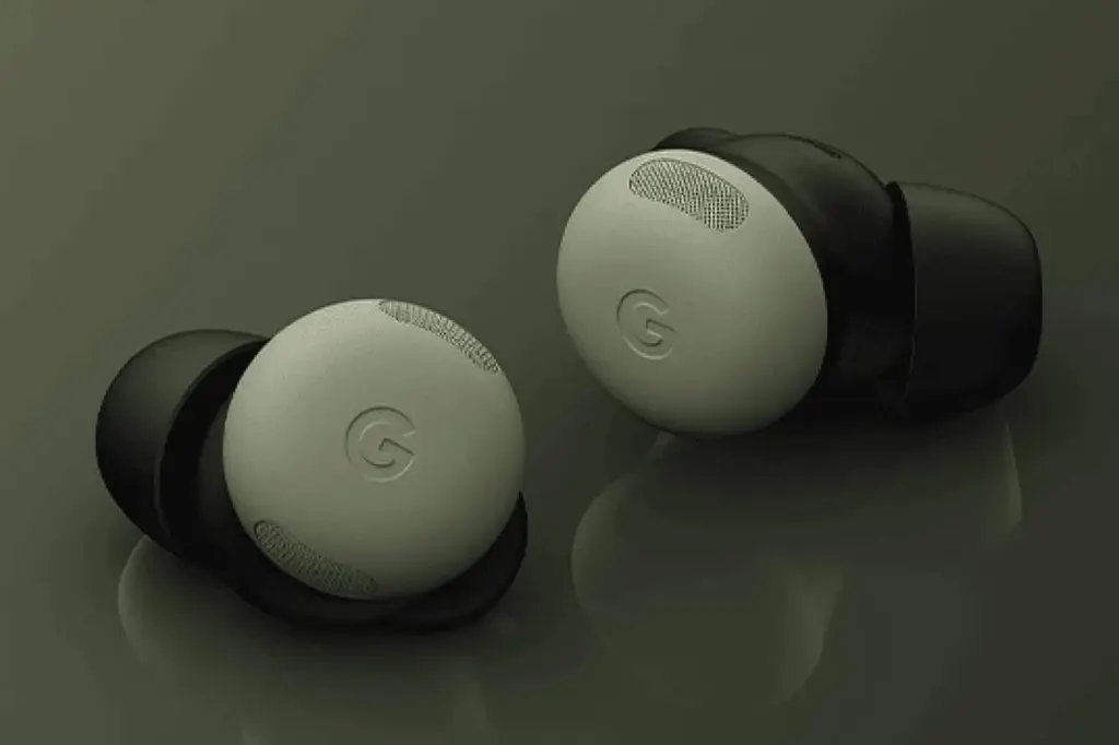 Pixel Buds Pro 2 in green