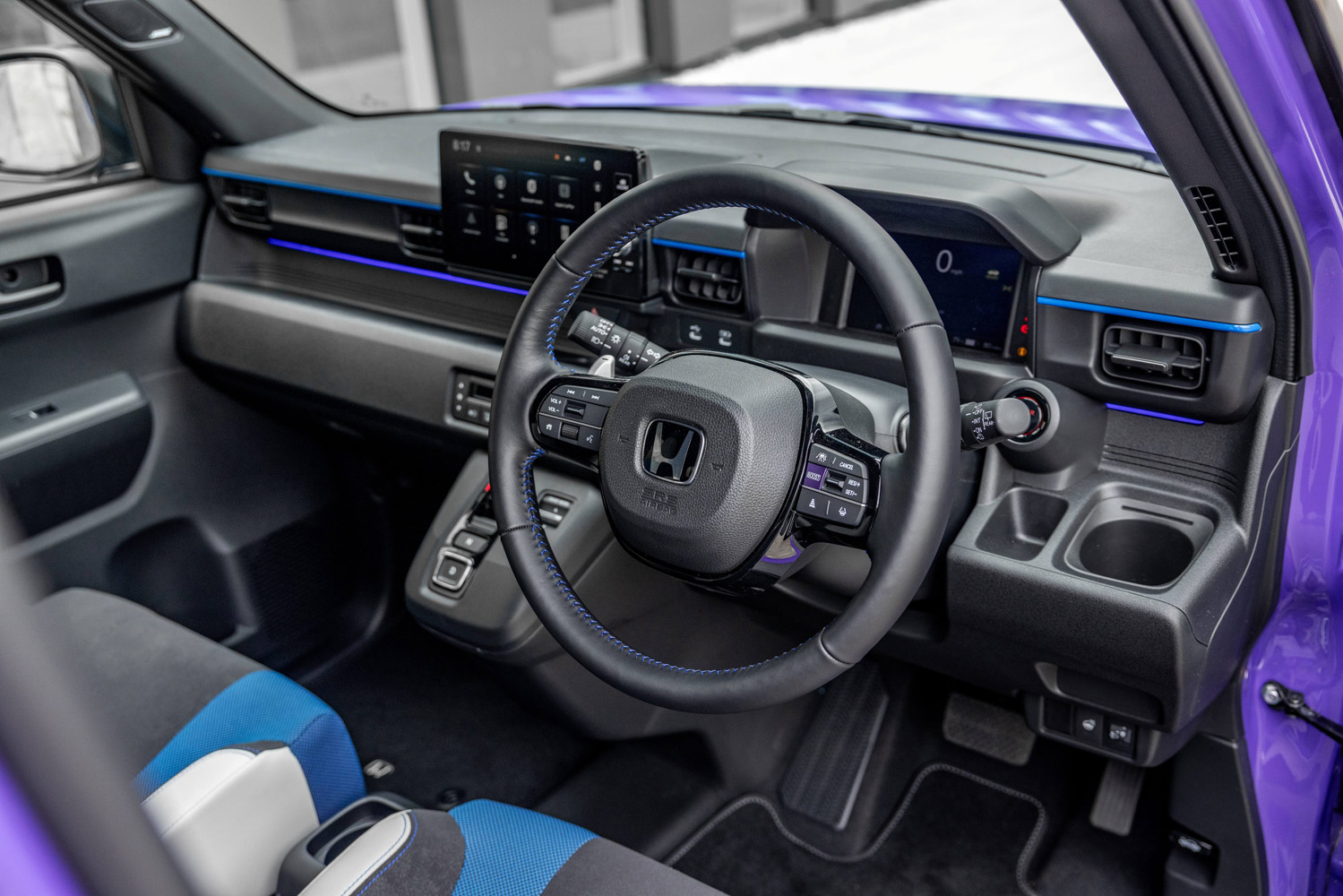 Honda Super-N drive dashboard