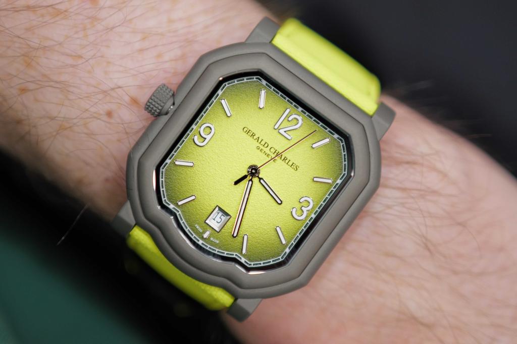 Watch on wrist