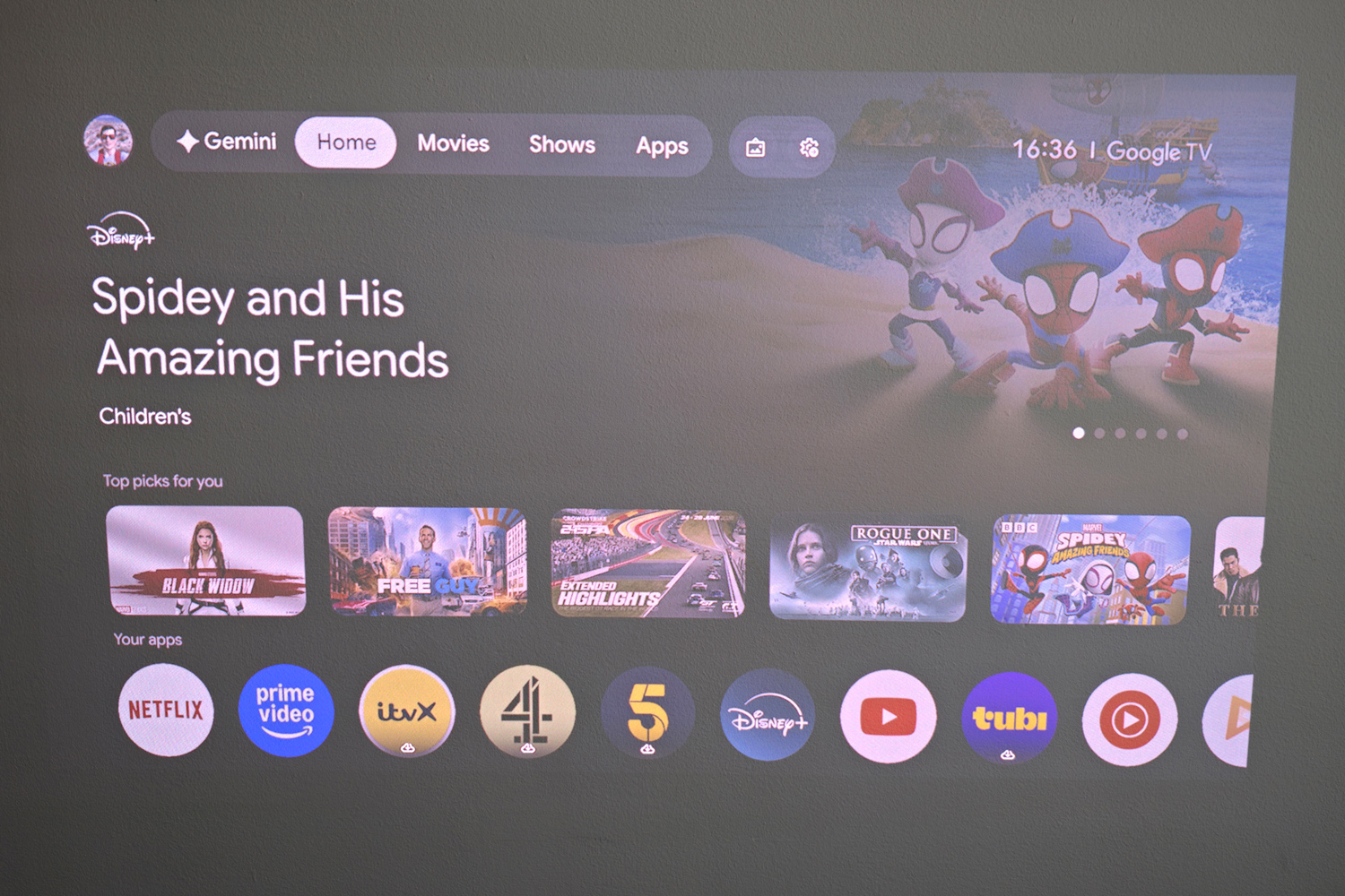 Xgimi Elfin Flip 4K review Google TV apps