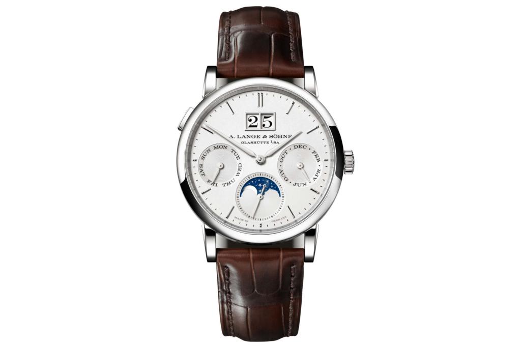 Lange & Sohne Saxonia Annual Calendar on white background