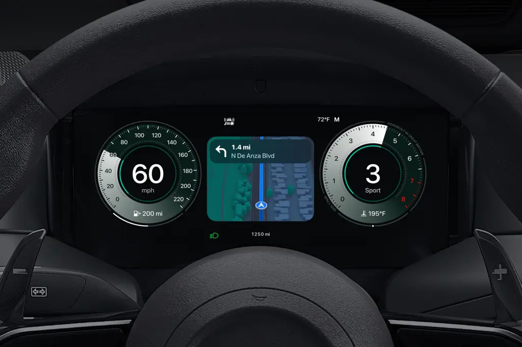 Apple CarPlay Ultra on car dash