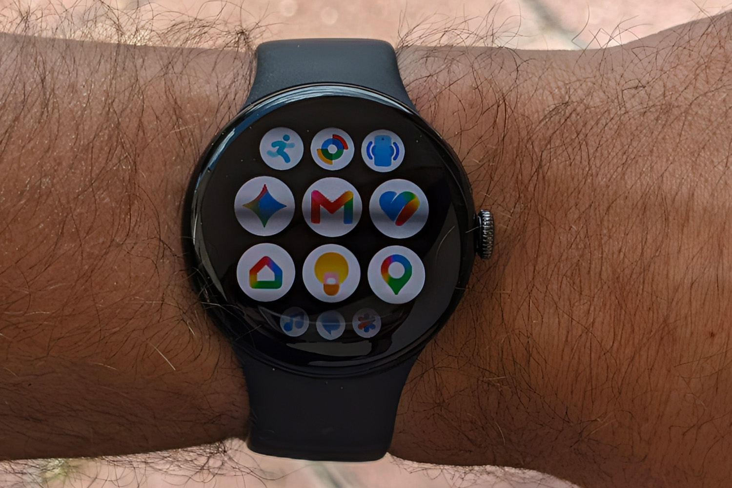 Google Pixel Watch 5 review app drawer