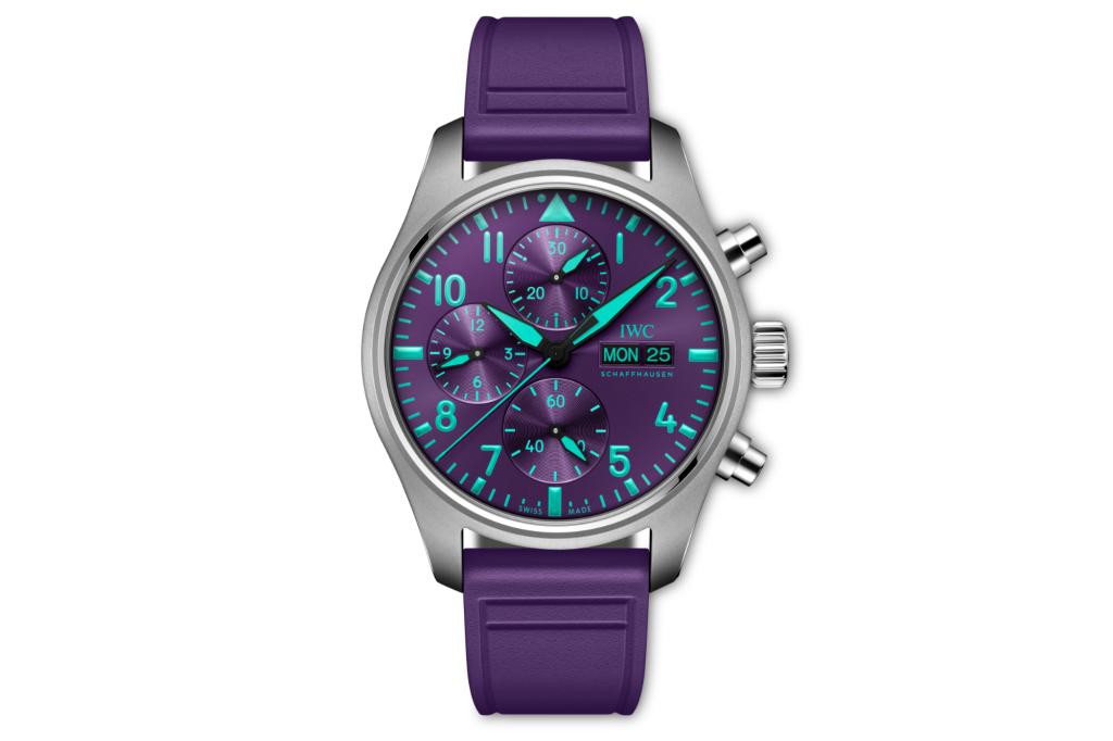 IWC Pilot's Watch Chronograph 41 Mercedes-AMG Petronas Formula One Team on white background