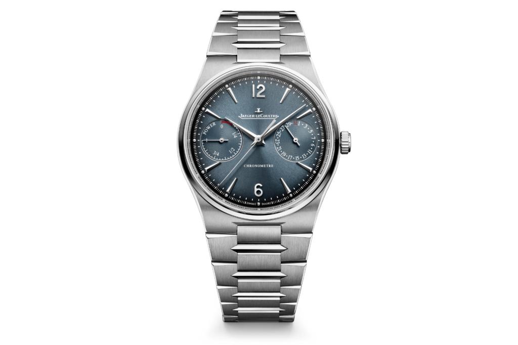 Jaeger-LeCoultre Master Control Chronometre Power Reserve Date on white background