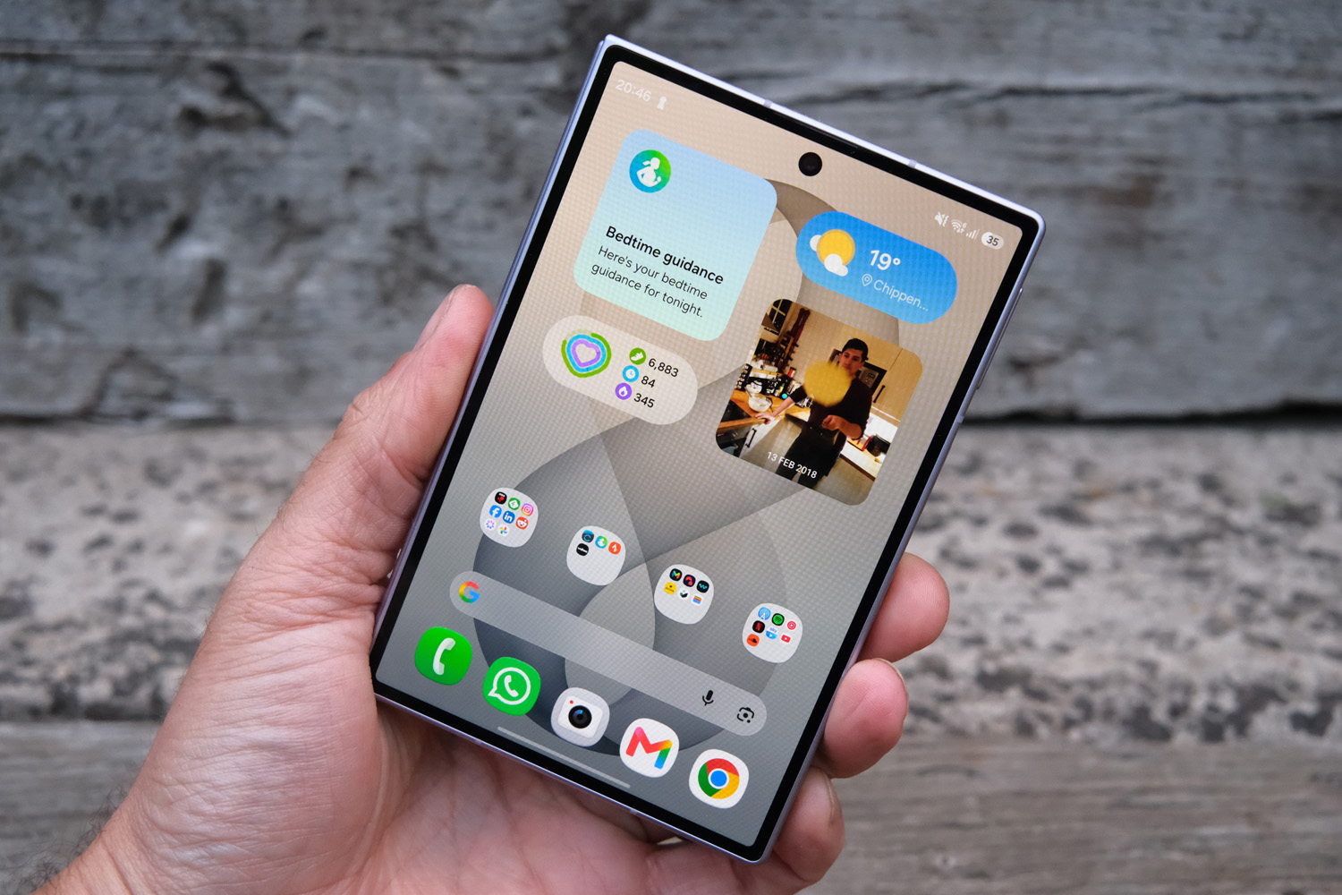 Samsung Galaxy Z Fold8 review in hand front