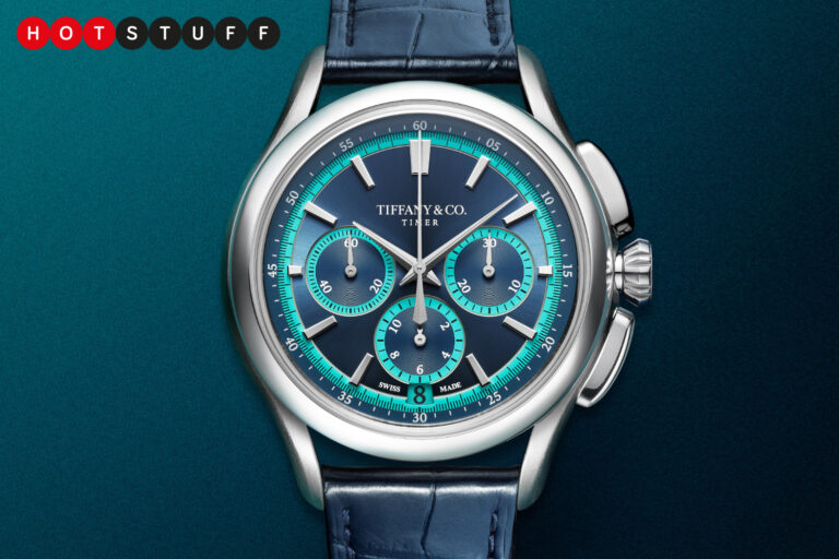 Tiffany & Co. launches a titanium and platinum follow-up to its Timer chronograph, and this time it’s a little more subtle