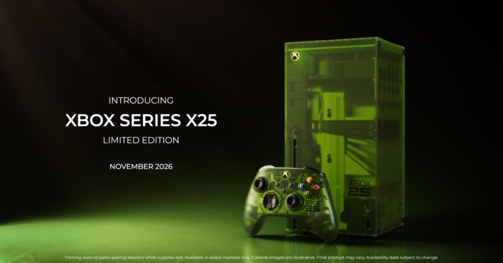 Microsoft’s 25th anniversary Xbox will cost $899