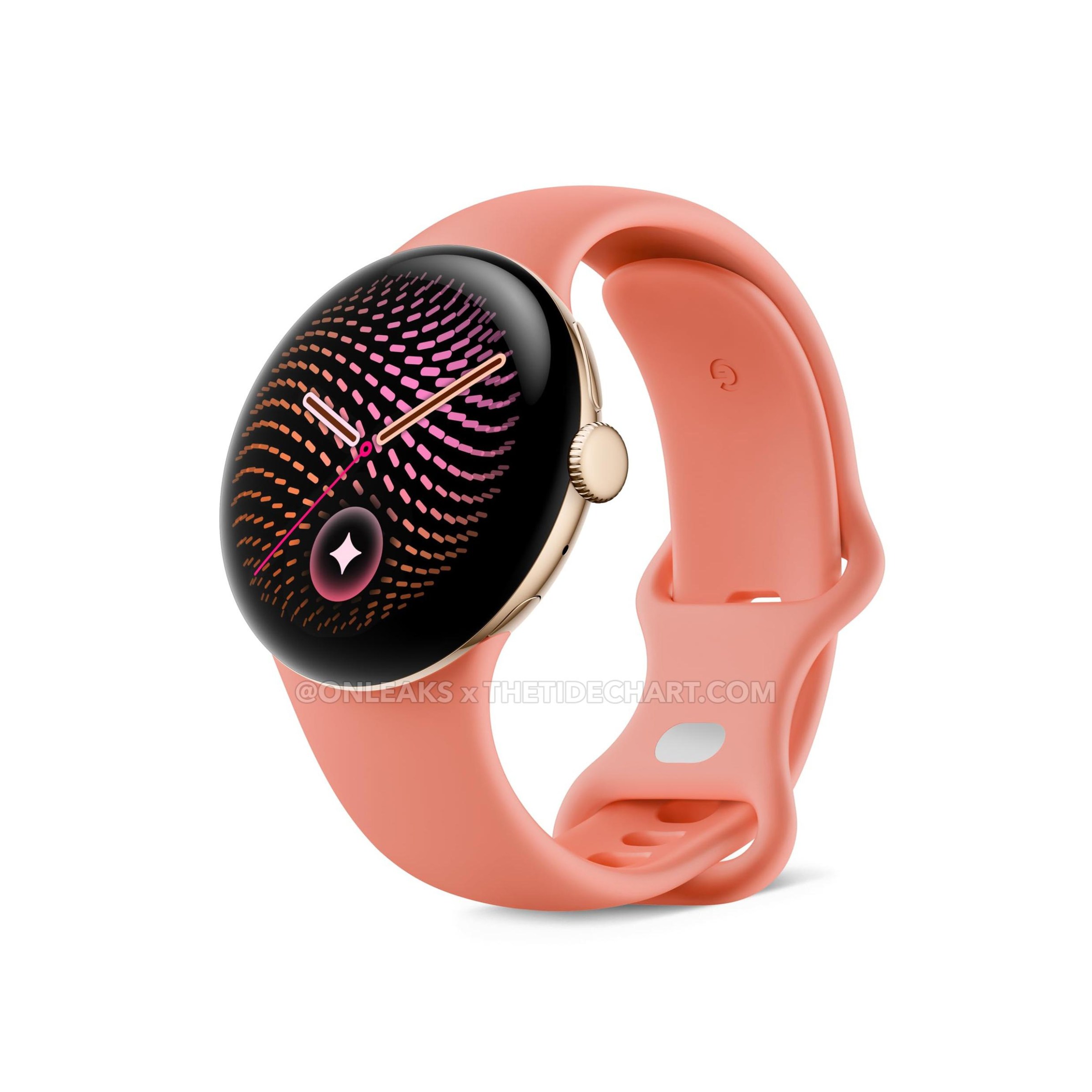 A leaked marketing render of the Pixel Watch 5.