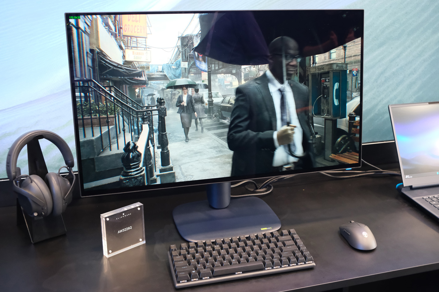 Alienware AW3226Q hands on front