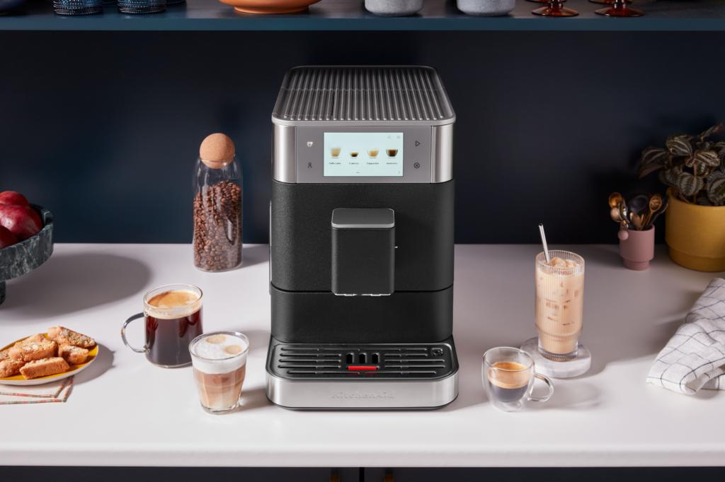 Best Coffee Machine Hero image – KitchenAid KF8 on kitchen counter