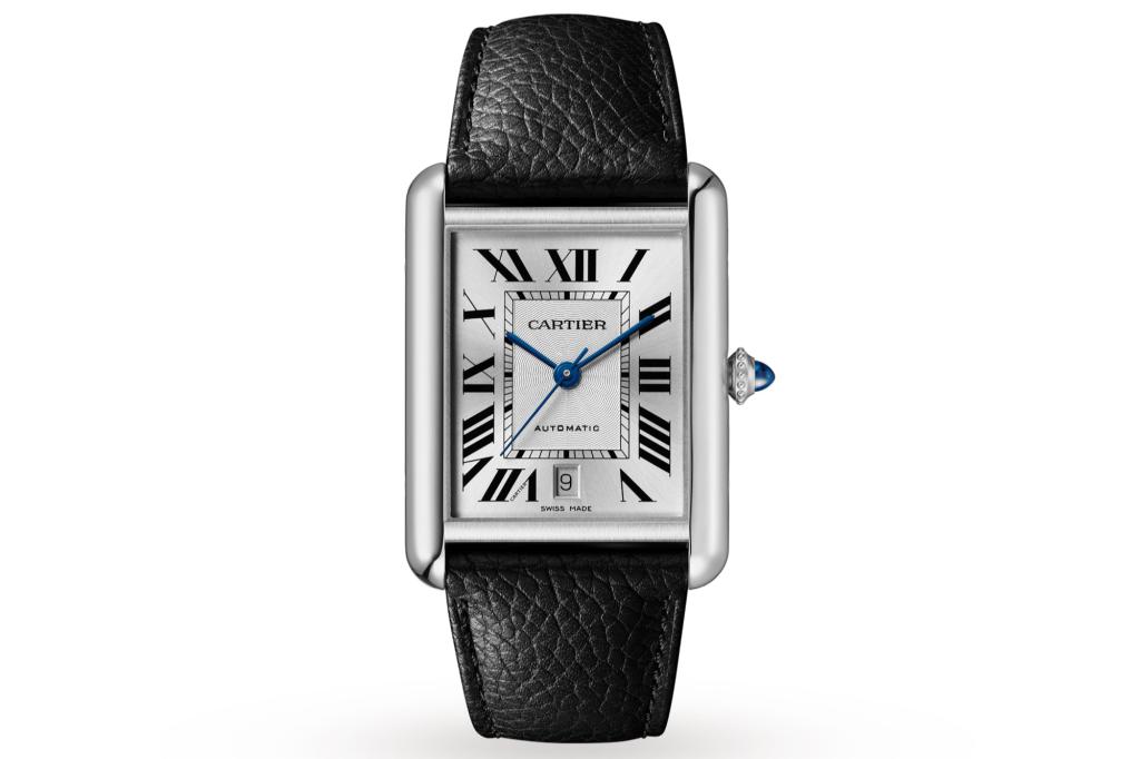 Cartier Tank Must de Cartier on white background