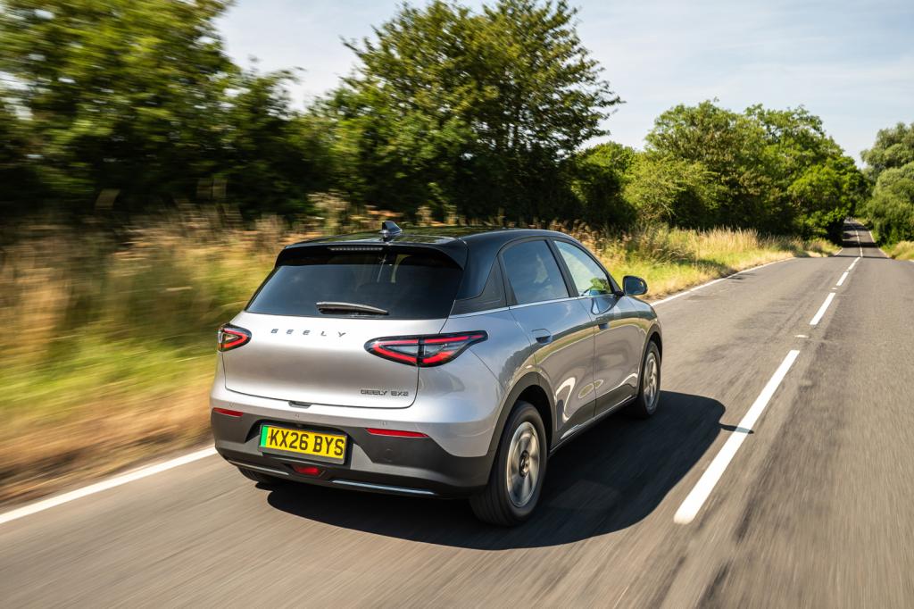 Geely EX2 review tracking rear