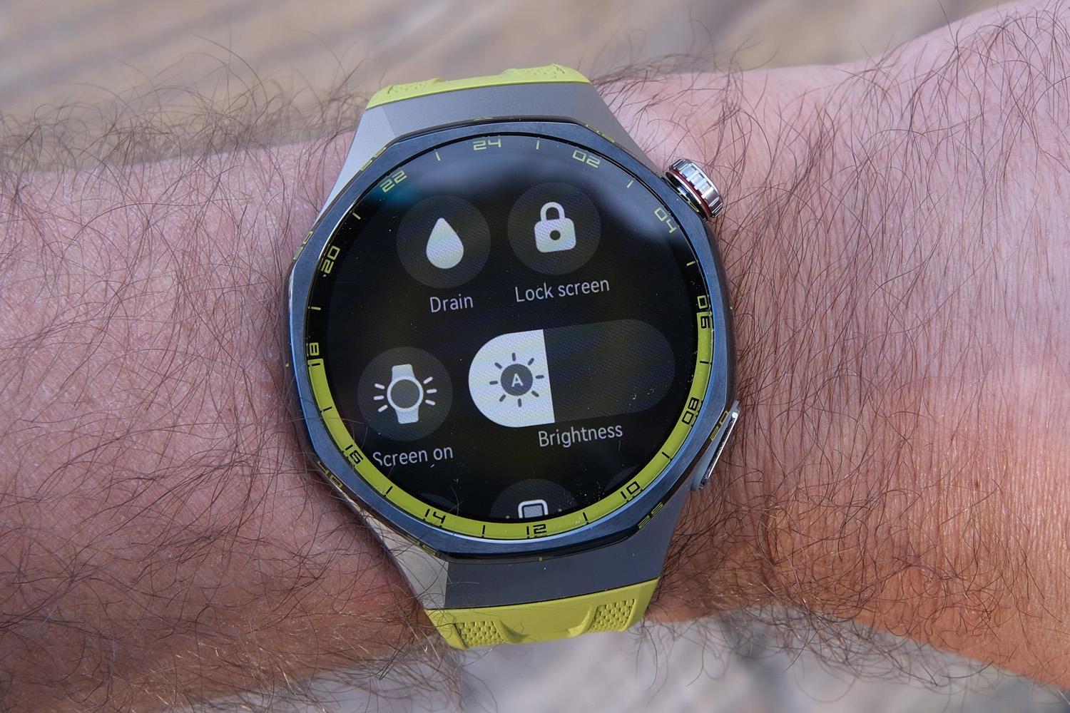 Huawei Watch GT 7 Pro review quick settings
