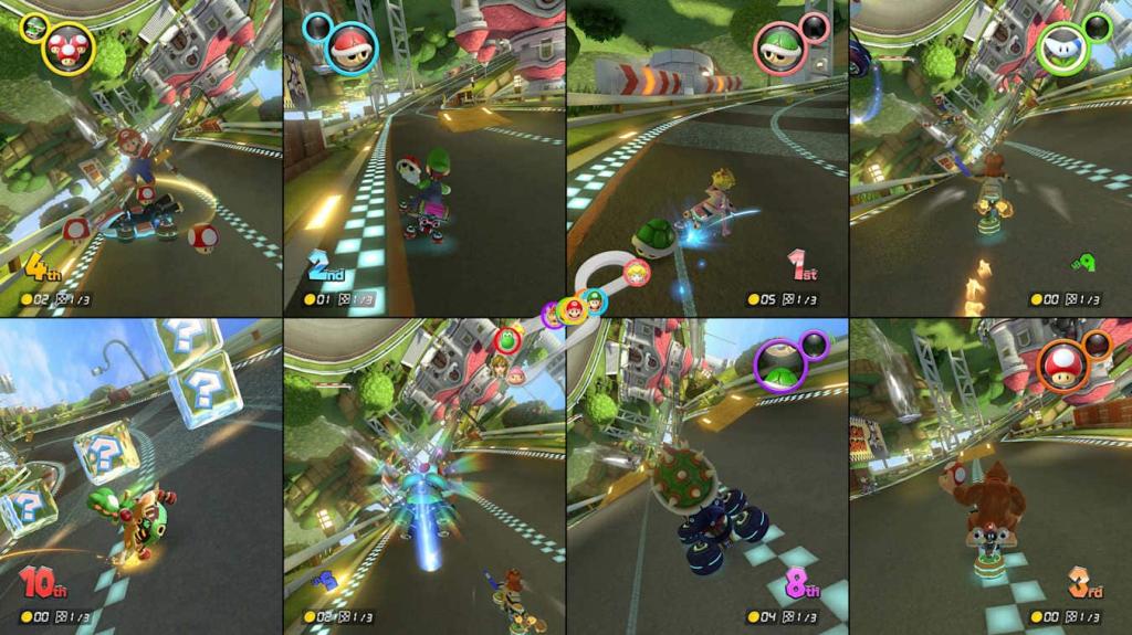 Mario Kate 8 multiplayer