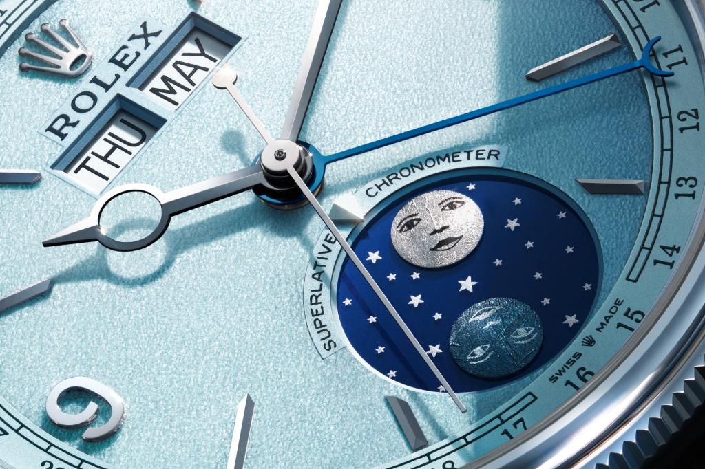 Perpetual Padellone dial close up