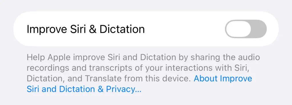 Apple Siri Improve