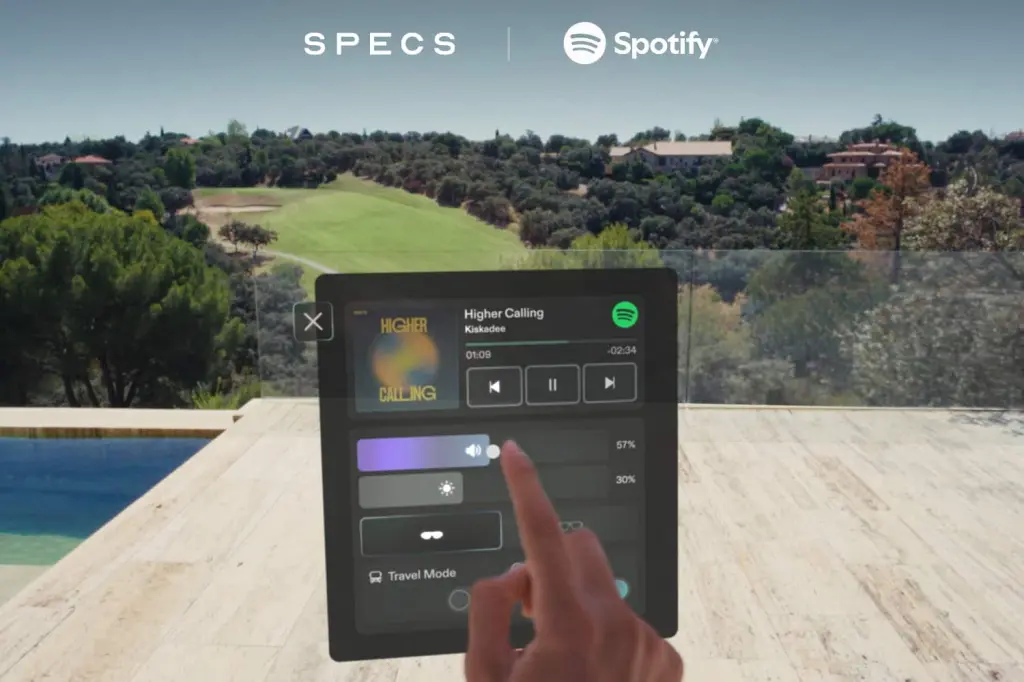 Snap Specs Spotify