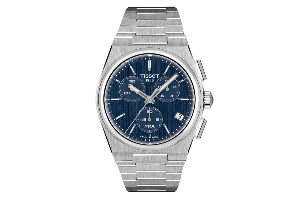 Tissot PRX Quartz Chronograph on white background