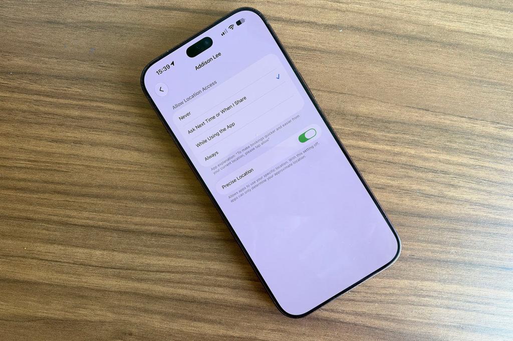 iPhone location